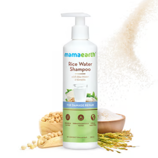 Mamaearth Rice Water Shampoo For Damage Repair - 250ml