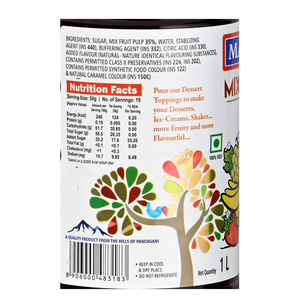 Manama Mixed Fruit Crush 750 ML