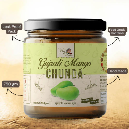 Maa kaa Achar Raw Mango Gujrati Chundo - 350 gms