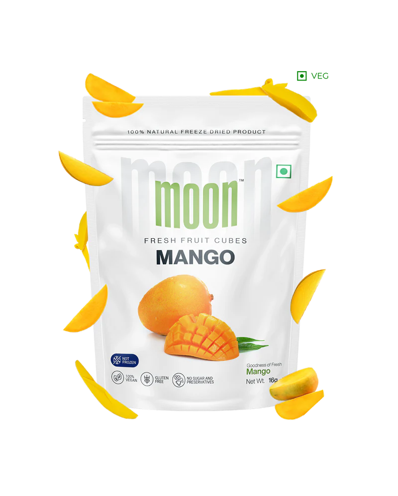 Moon Freeze Dried Mango Cubes | 32 gms