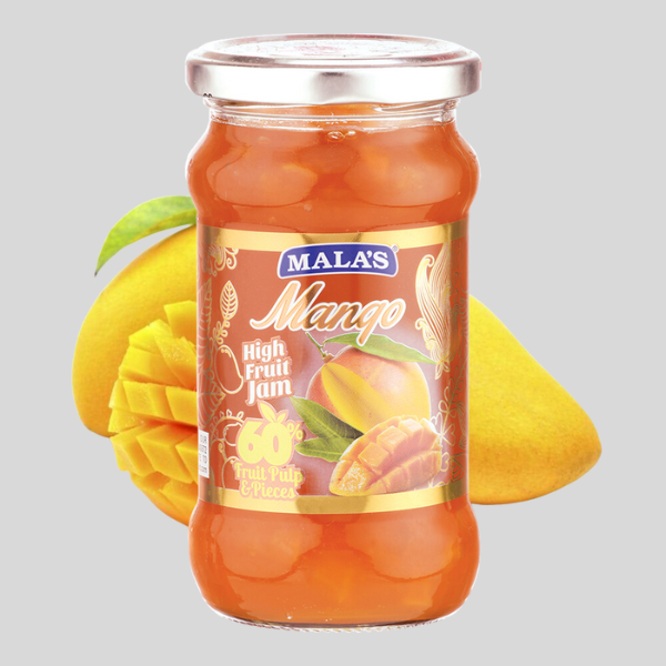 Mango High Fruit Jam 350gm Glass Bottle