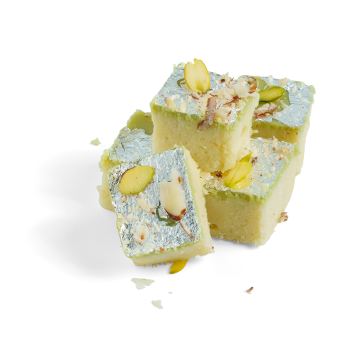 Mayur Sweet & Farsan Pista Barfi  - 500 gms