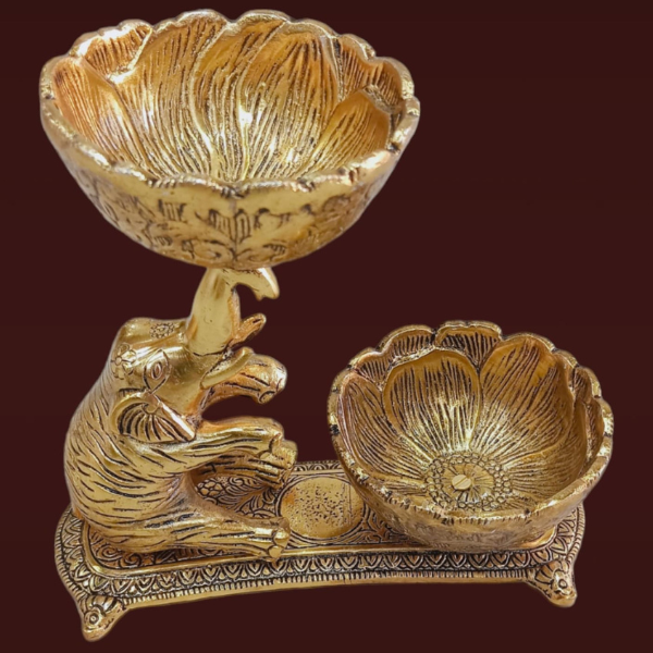 Elephant Dry Fruit Bowl Showpiece