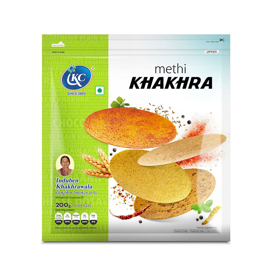 Induben Khakhrawala Methi Khakhra 400 gms