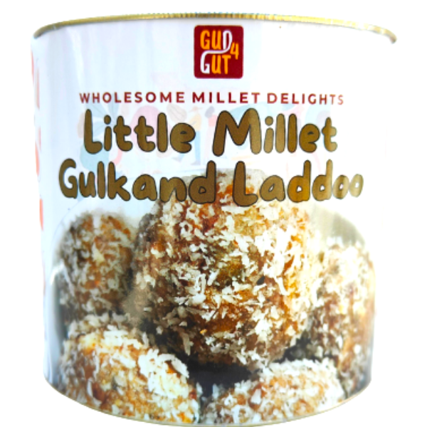 Gud 4 Gut Little Millet Gulkand Laddoo Sugar Free Millet Laddu - 500 gms