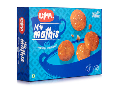 Om Sweets & Snacks Mathi Milk  - 400 Gms