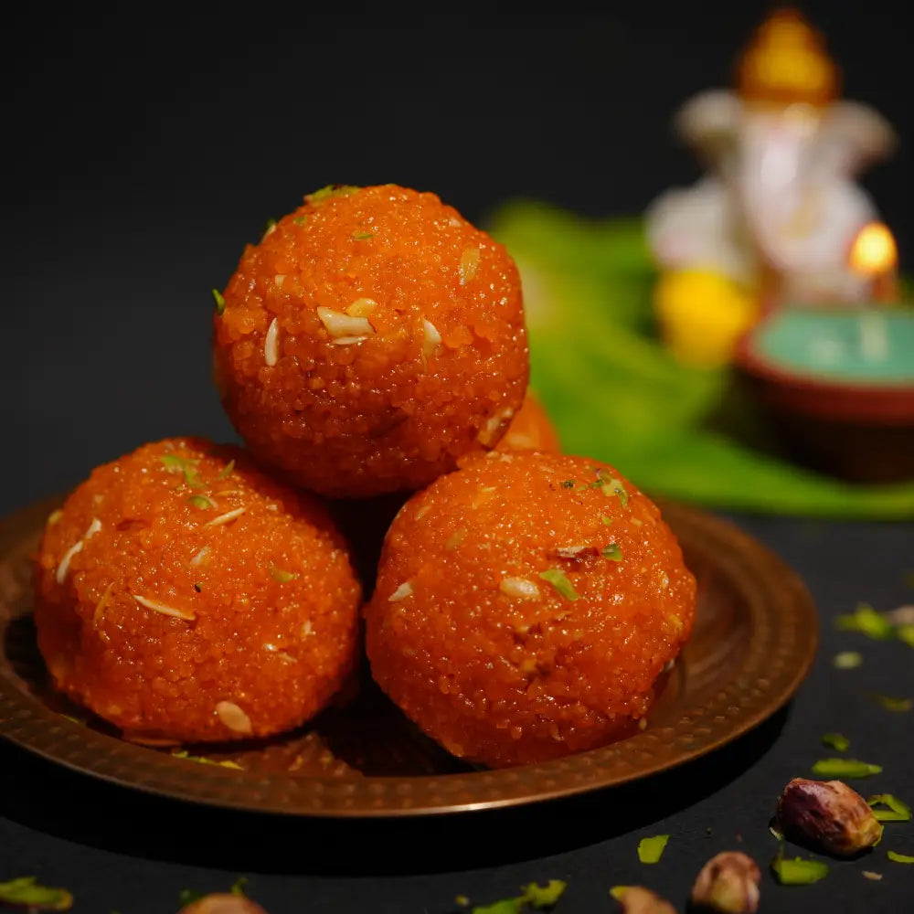 Tharu's Mukhi Bhandar Motichoor Laddoo  500 gms