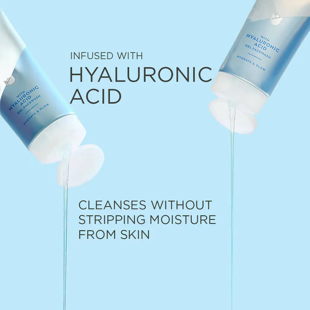 Pond's Hydra Light Hyaluronic Acid Hydrating Gel Face Wash - 100 gm