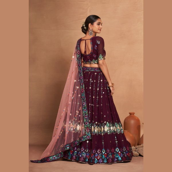 Latest New Heavy Georgette Lehenga | Ready To Wear - India shopping