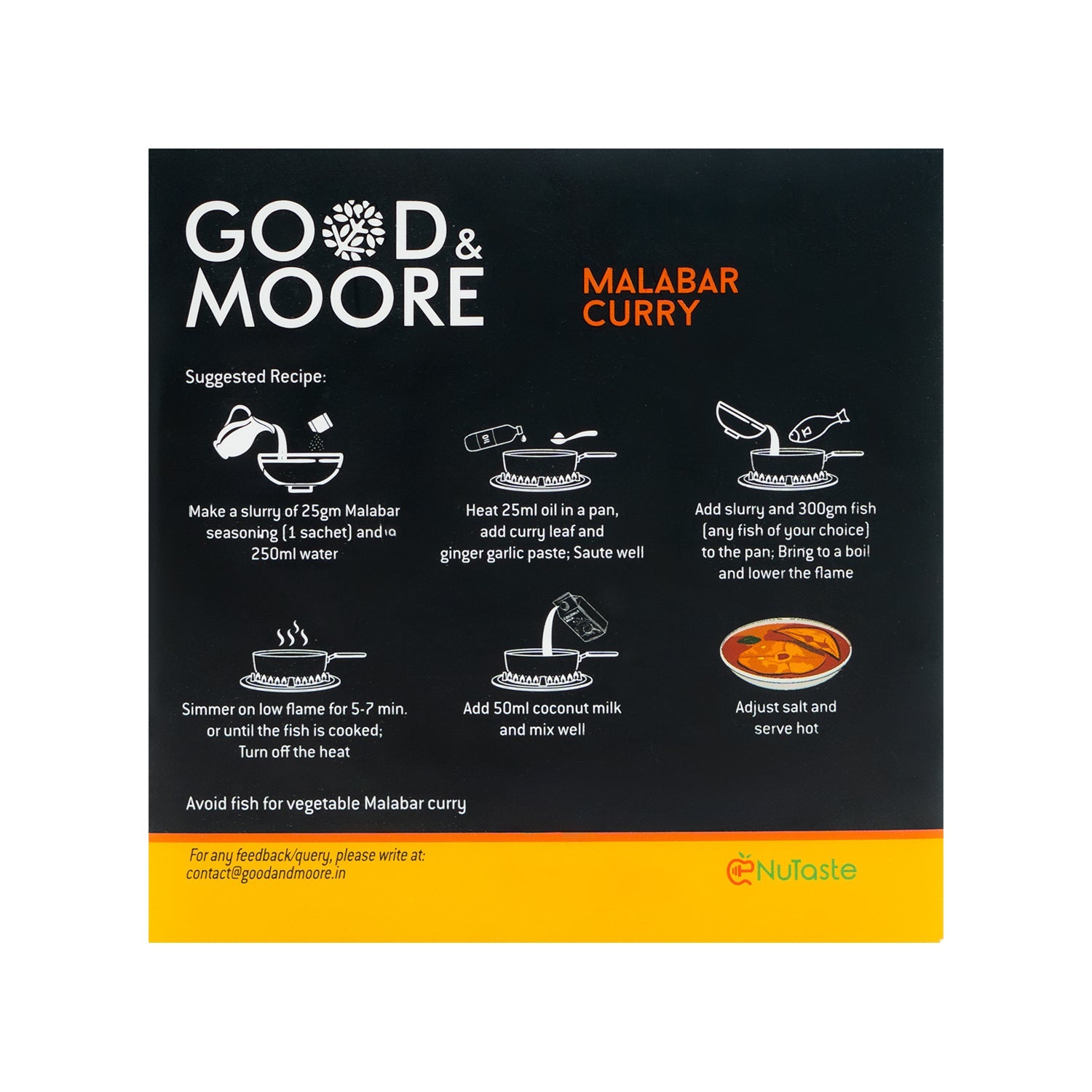 Good & Moore Malabar Curry Pre-mix | 200 gms