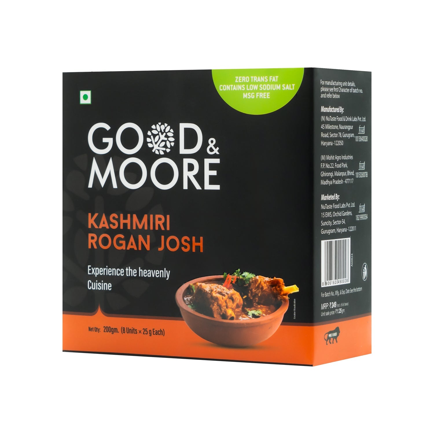 Good & Moore Kashmiri Rogan Josh Pre-mix | 200 gms