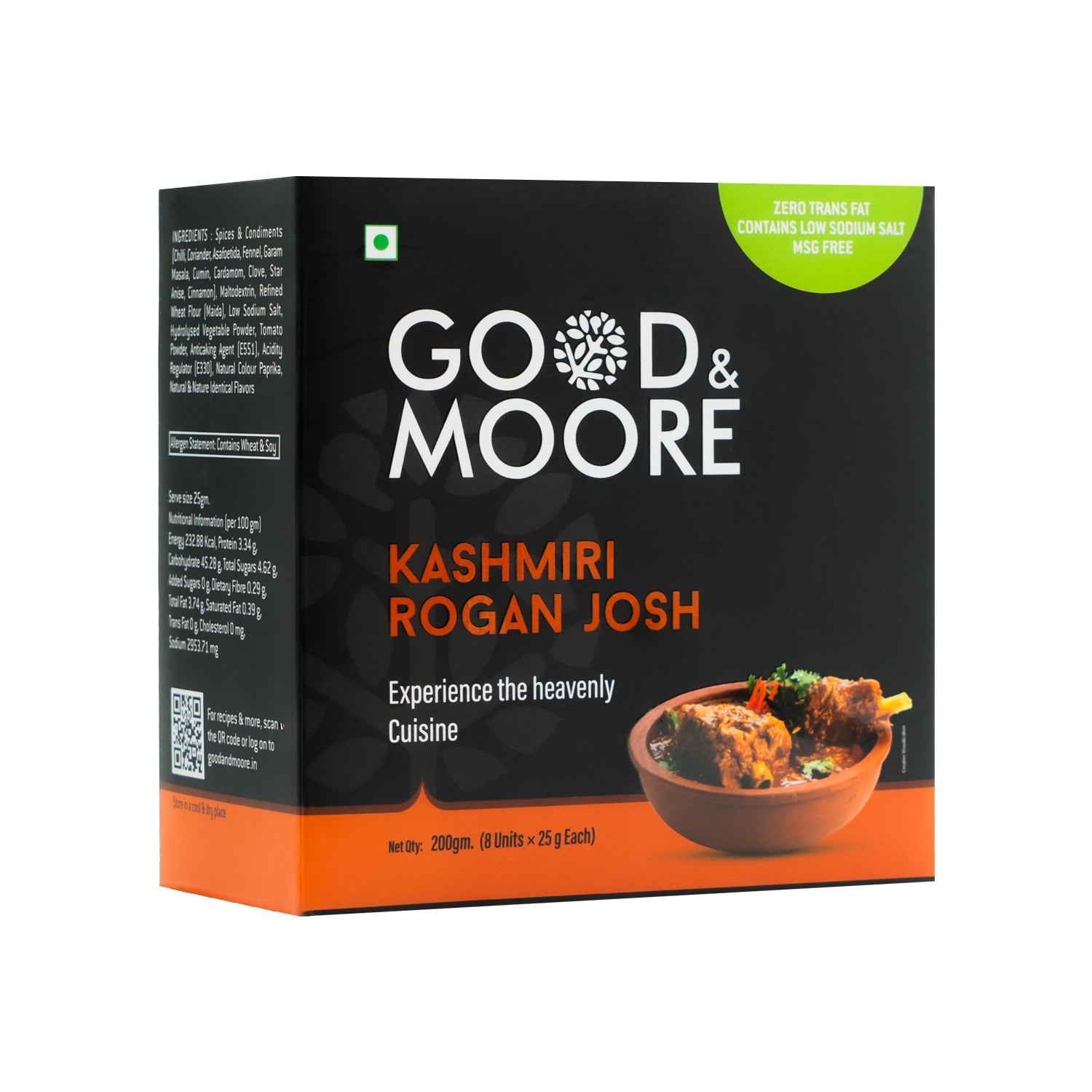 Good & Moore Kashmiri Rogan Josh Pre-mix | 200 gms