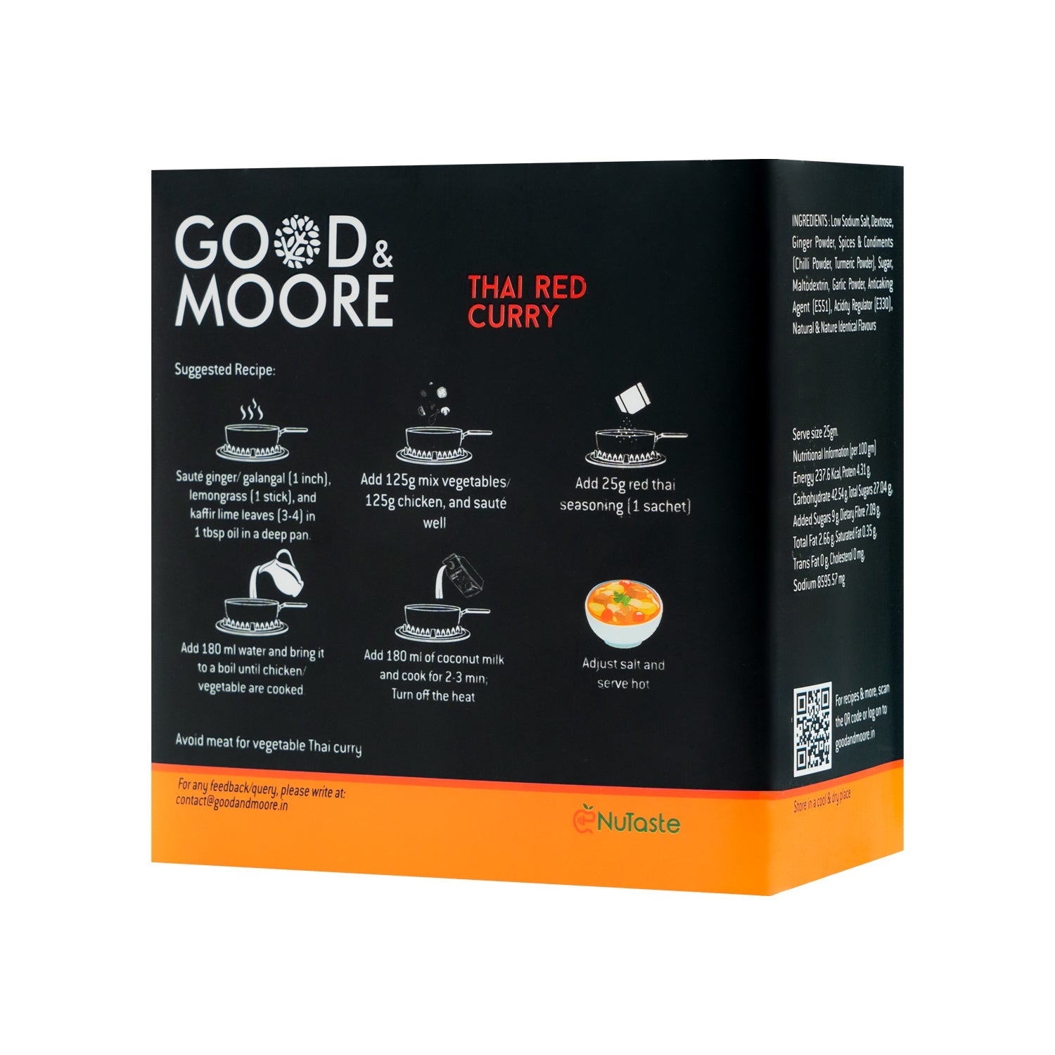 Good & Moore Thai Red Curry Pre-mix | 200 gms