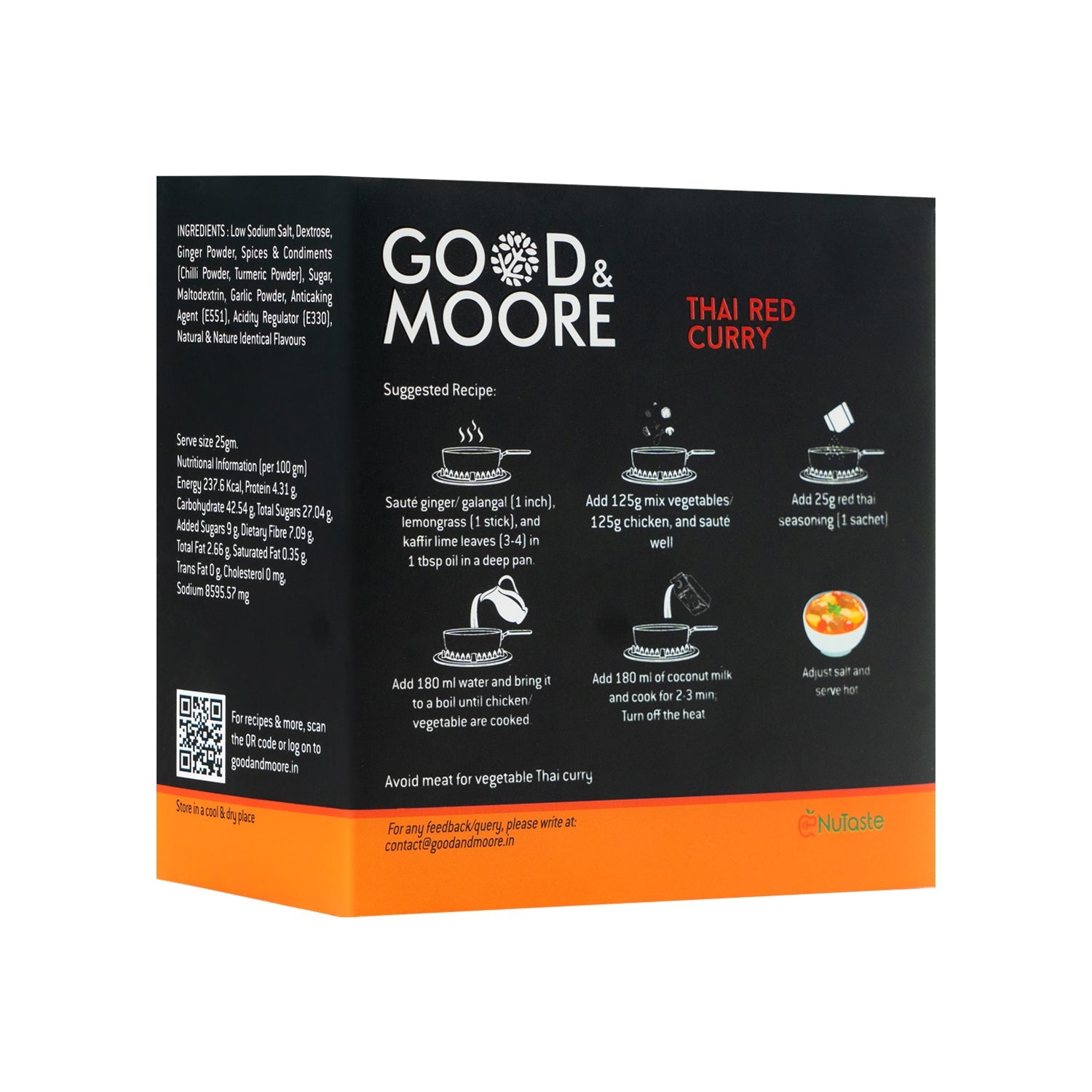 Good & Moore Thai Red Curry Pre-mix | 200 gms