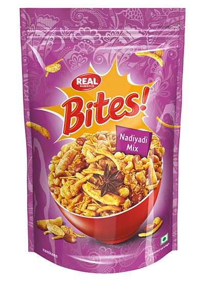 Real Bites Namkeen Nadiadi Mix | 400 gms