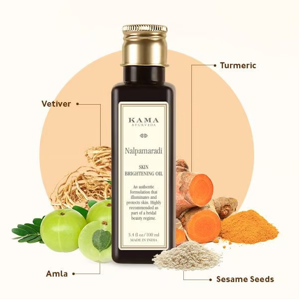 Kama Ayurveda Nalpamaradi Thailam Skin Brightening Treatment | 50 Ml