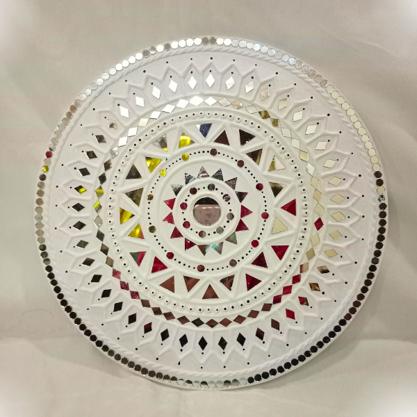 Nilanchal Handicraft Indore Lippan Wall piece | Mirror Art