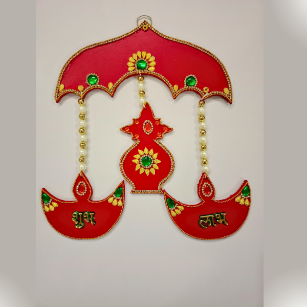 Nilanchal Handicraft Indore Subh Labh wall Hangings for Decor