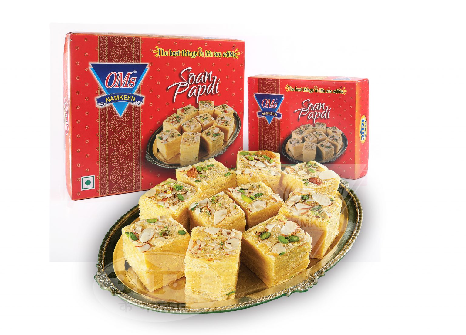 Om Namkeen Soan Papdi - 250 gms