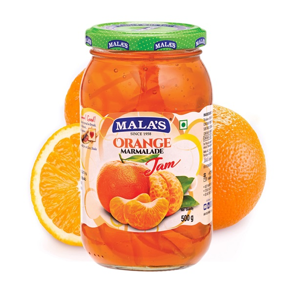 Orange Marmalade Jam 500gm Glass Jar