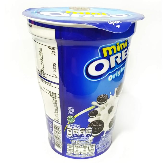 Oreo Mini Vanilla Flavored Sandwich Cream Biscuits- 115 Gms