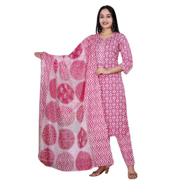 three-piece-set-of-kurti-pant-dupatta