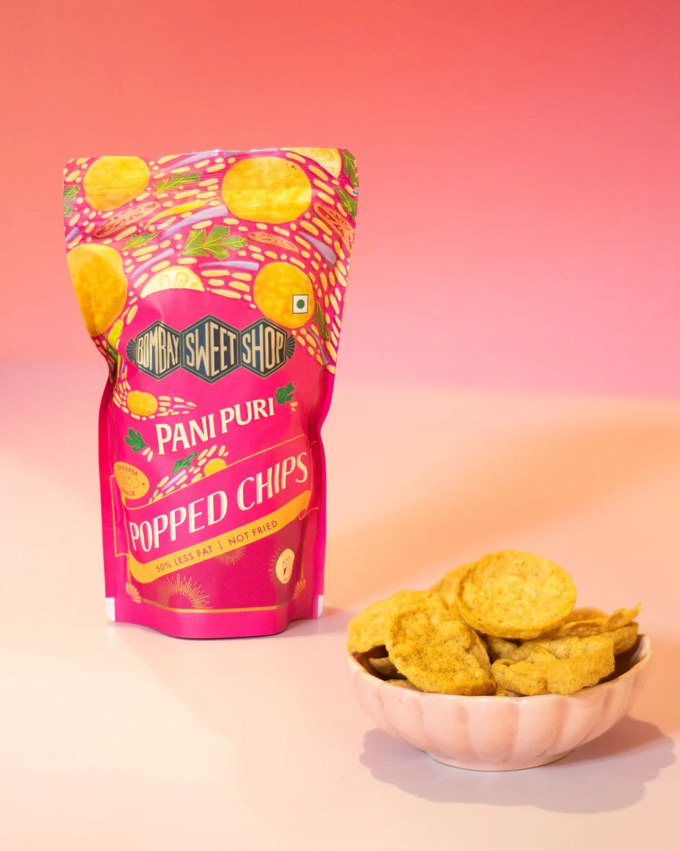 Bombay Sweet Shop Pani Puri Popped Chips - Pack of 1