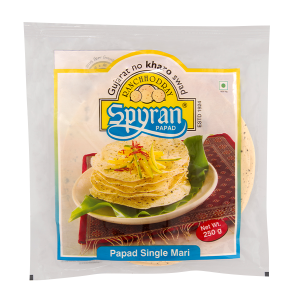 Spyran Retail Papad Singlemari 250 gms - India shopping