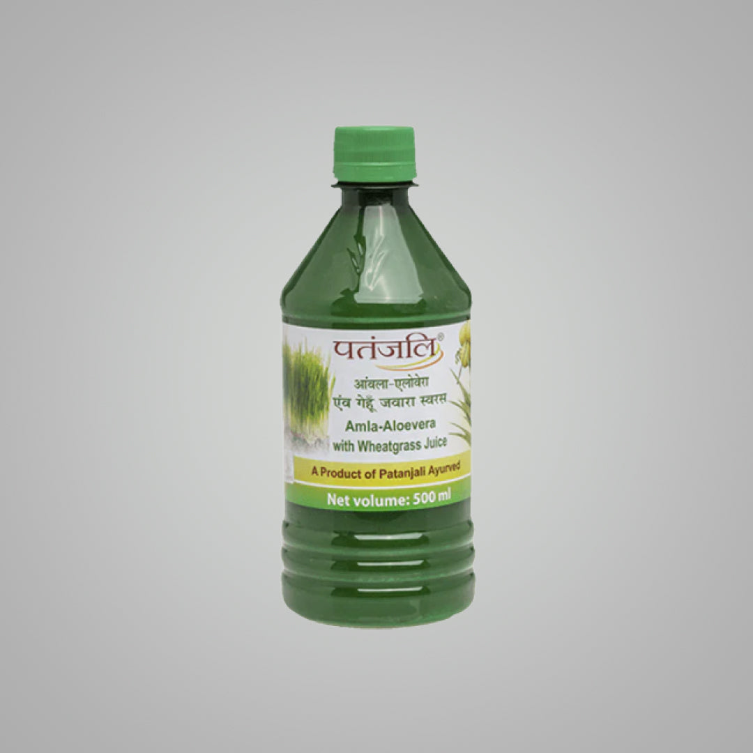 Patanjali Amla-Aloevera with Wheatgrass Juice