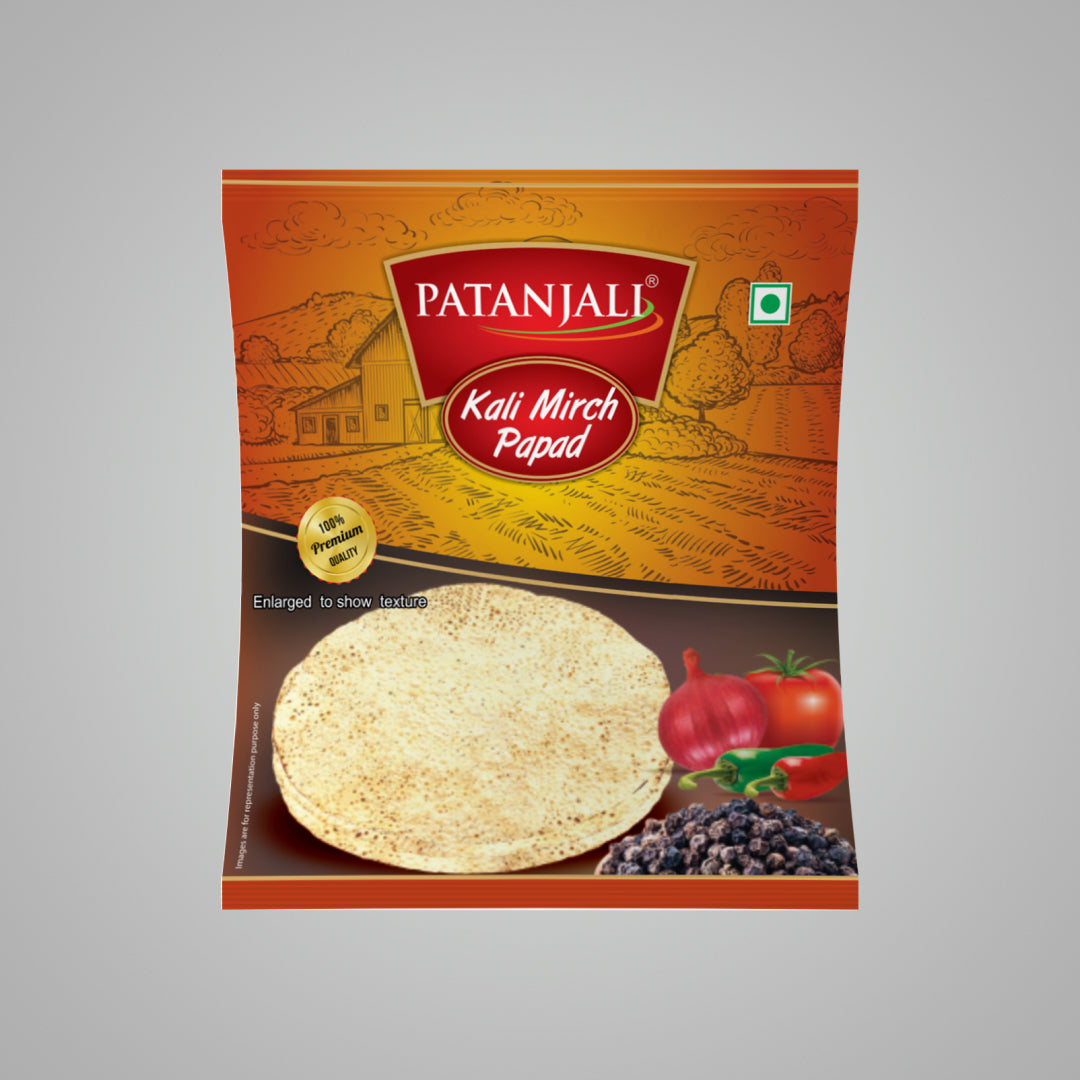 Patanjali Kali Mirch Papad