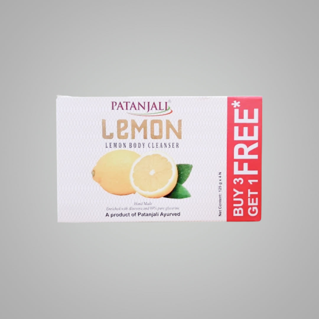 Patanjali Lemon Body Cleanser 125g C.o. B3G1 Free