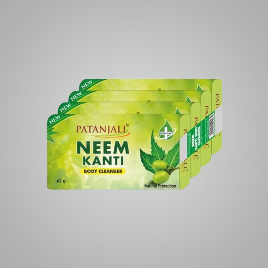 Patanjali Neem Kanti Body Cleanser (4x1) 45 Gm