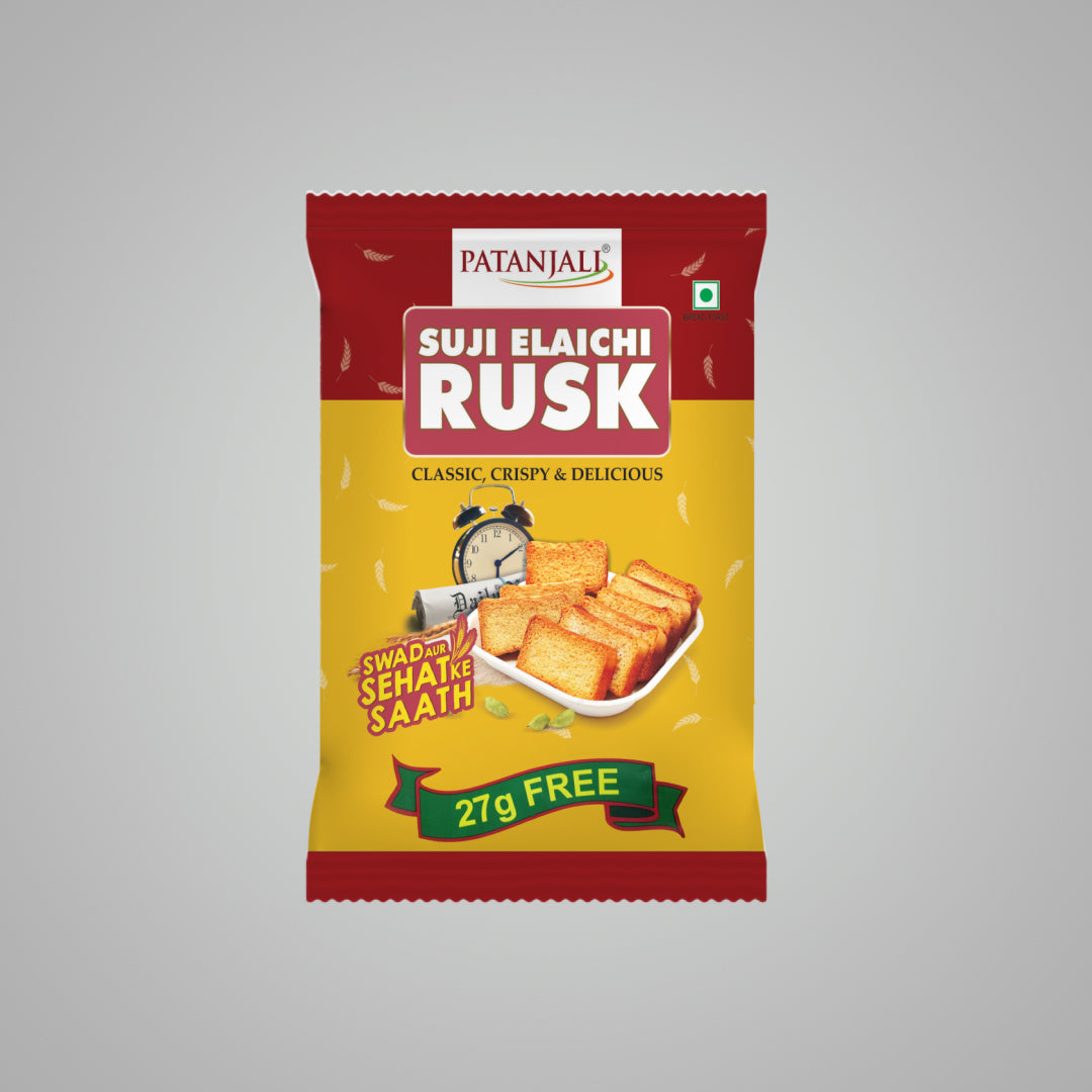 Patanjali Suji Elaichi Rusk