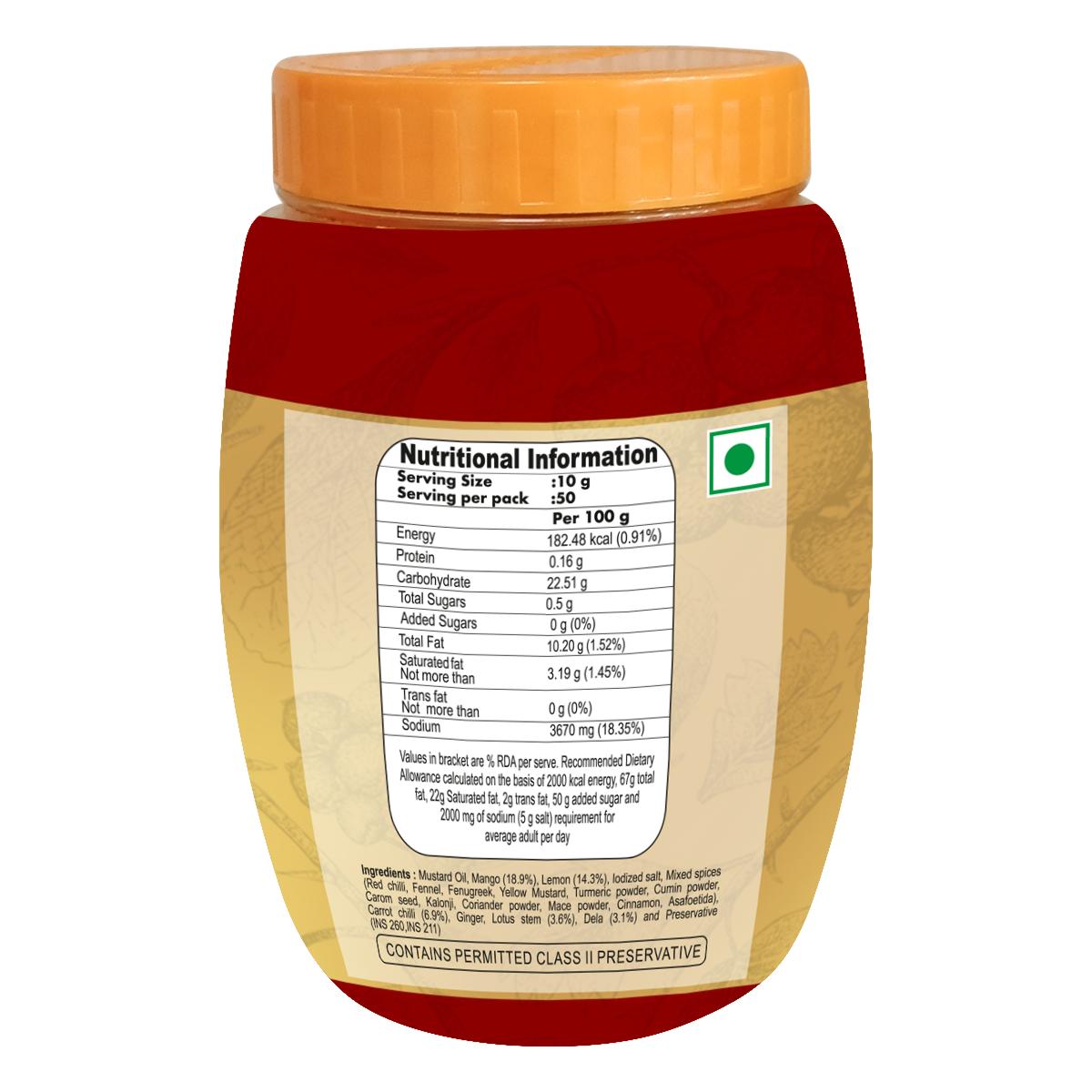 Patanjali Mixed Pickle - 500 gms