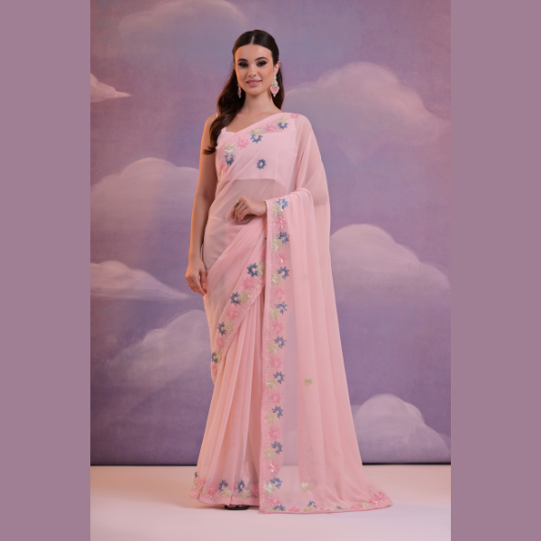 Beautiful Tradition in Threads Saree | Ready To Wear