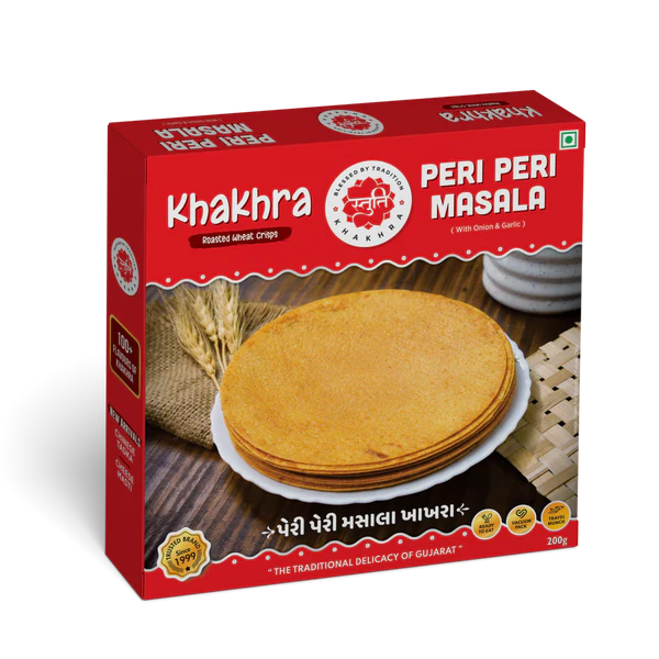 Stuti Wheat Peri Peri Masala Khakhara | 200 gms