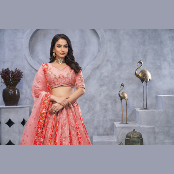 Classic Rangrez Radiance Wedding Lehenga Choli With Soft Net Dupatta | Ready To Wear