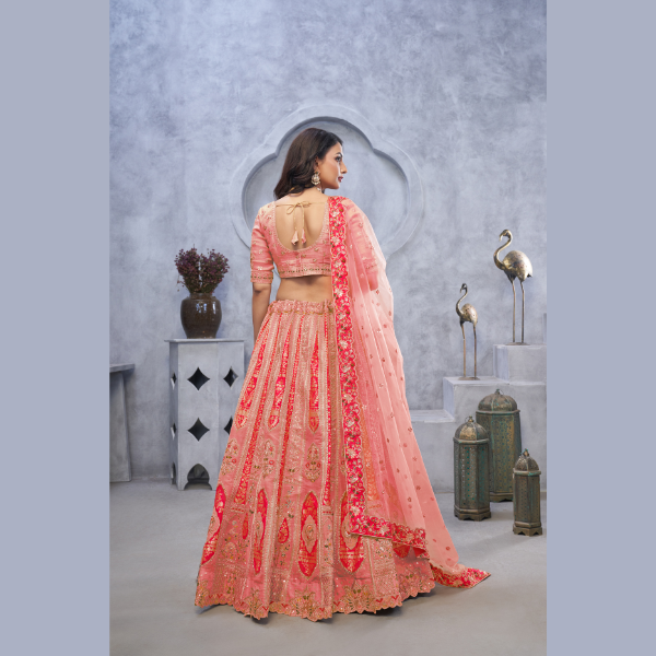 Classic Rangrez Radiance Wedding Lehenga Choli With Soft Net Dupatta | Ready To Wear