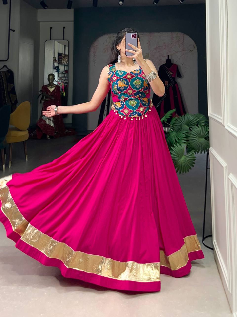 New Classic Navratri Lehenga | Ready to wear | Sep-24 - India shopping