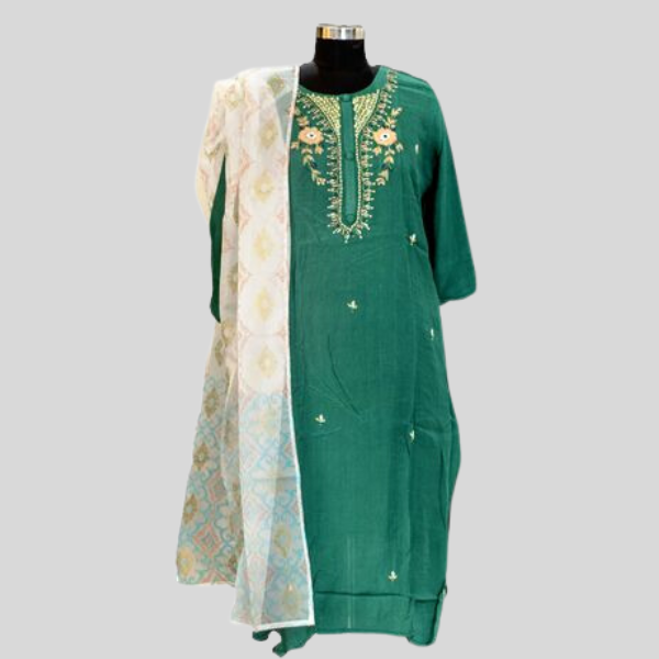 Pista Green Kurta Set