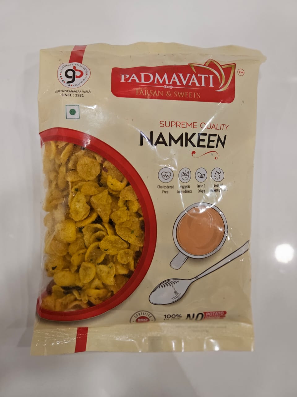 Padmavati Farshan & Sweets Plain Corn Chevdo - 250 gms