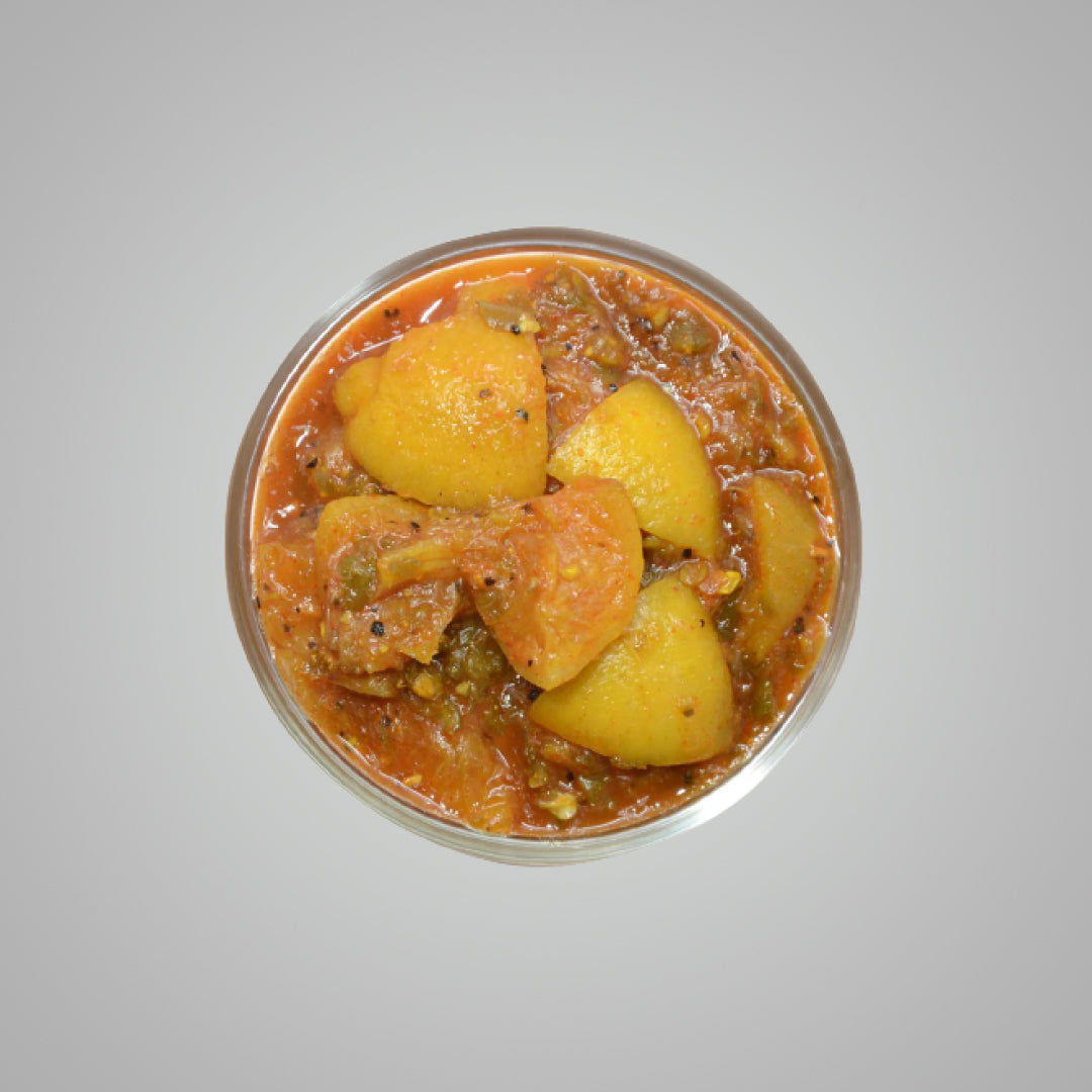 Prakash Namkeen Hari Mirch Nimbu Achaar with Garlic