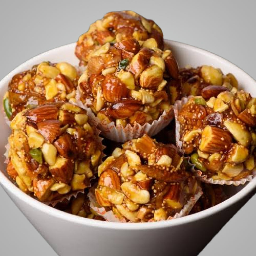 Prakash Namkeen Khajur Dryfruit Laddu with Kesar Honey