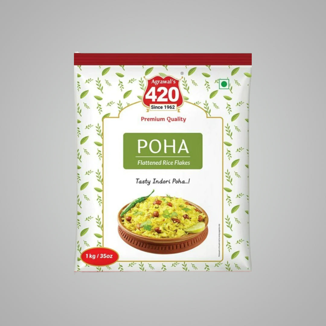 Premium Agrawal 420 Poha 1kg Pack