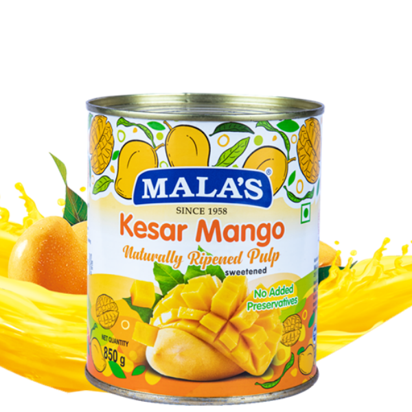 Pulp Kesar Mango Tin - 850 gms