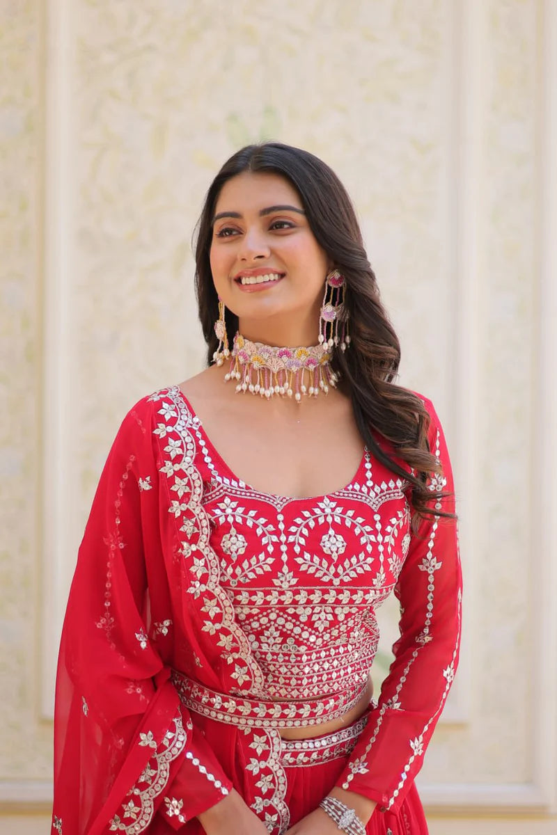 Designer Lehenga Choli With Sequence Work | Ready To Wear