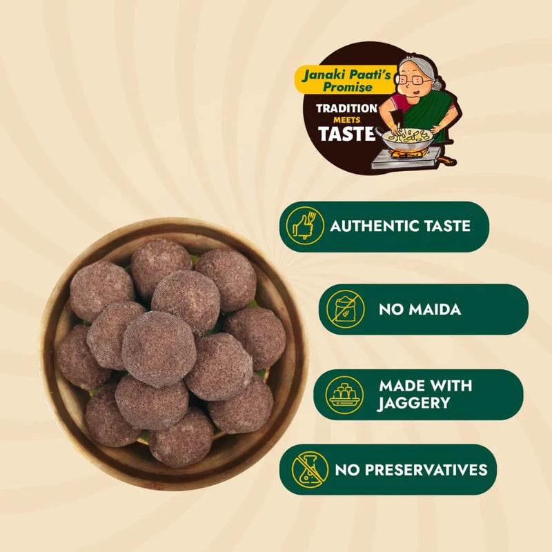 Sweet Karam Coffee Ragi Laddu - 300 gms