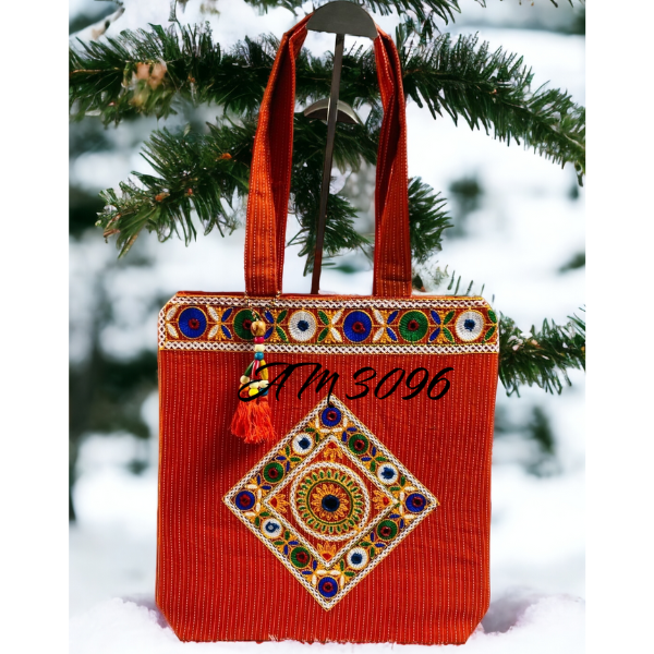 Rajasthani Tote Handbag Set Of 2 Pieces