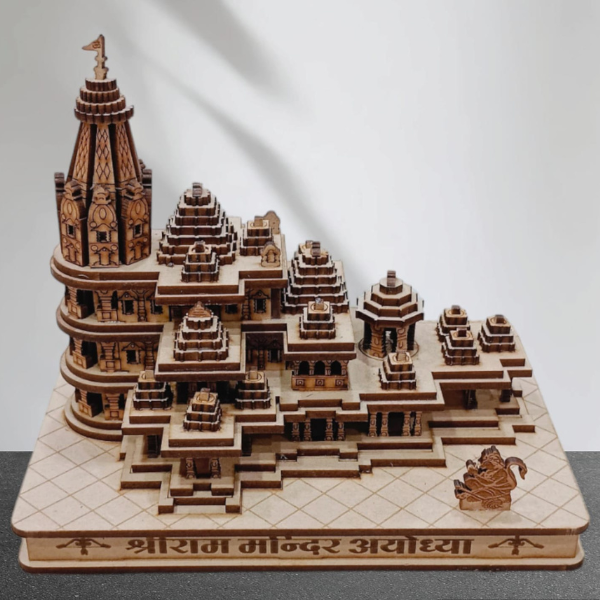 Ram Mandir Ayodhya Model 3D Replica Handcrafted with light