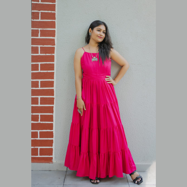 Women gown - Flair cotton fabric